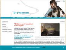 Tablet Screenshot of dtpetspecials.com